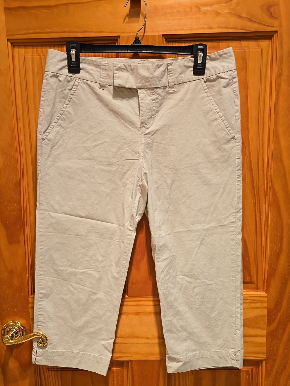 Womens Casual Chino Crop Pants SO Brand